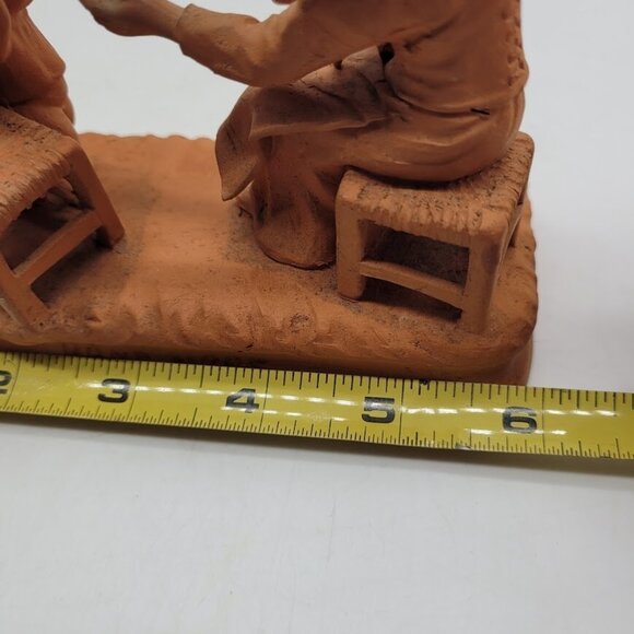 RARE Grasso Signed Terracotta Sculpture Italy Learning To Walk Handmade Estate - Picture 10 of 12